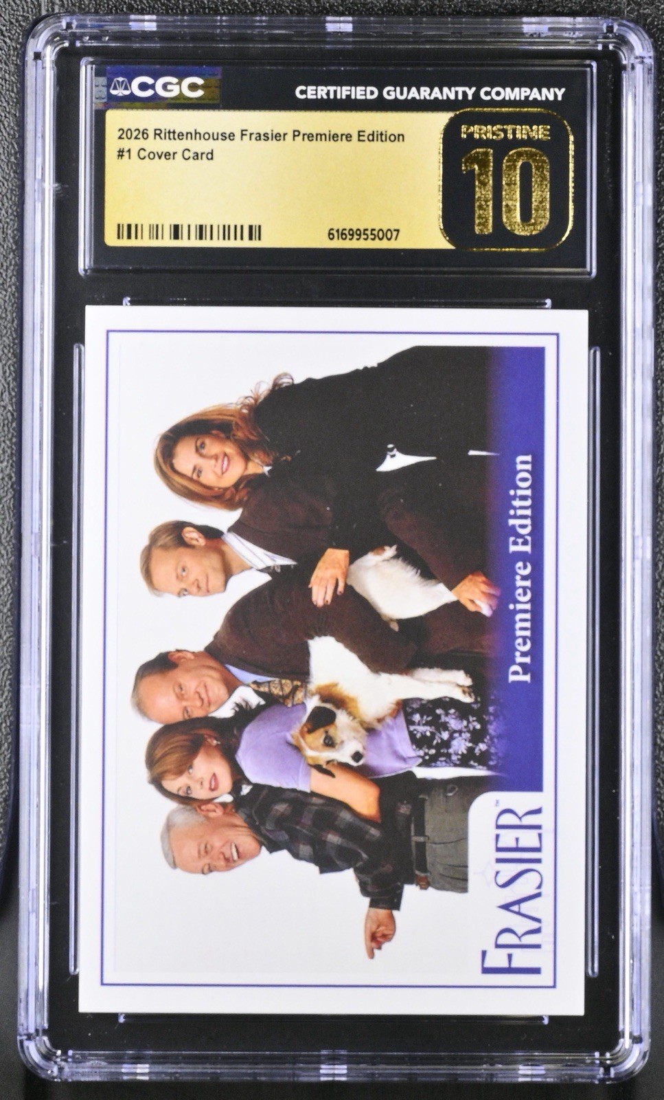 2026 Rittenhouse Frasier Premiere Edition Cover Card #1 Graded CGC Pristine 10 2026 Rittenhouse Frasier Premiere Edition Cover Card #1 Graded CGC Pristine 10