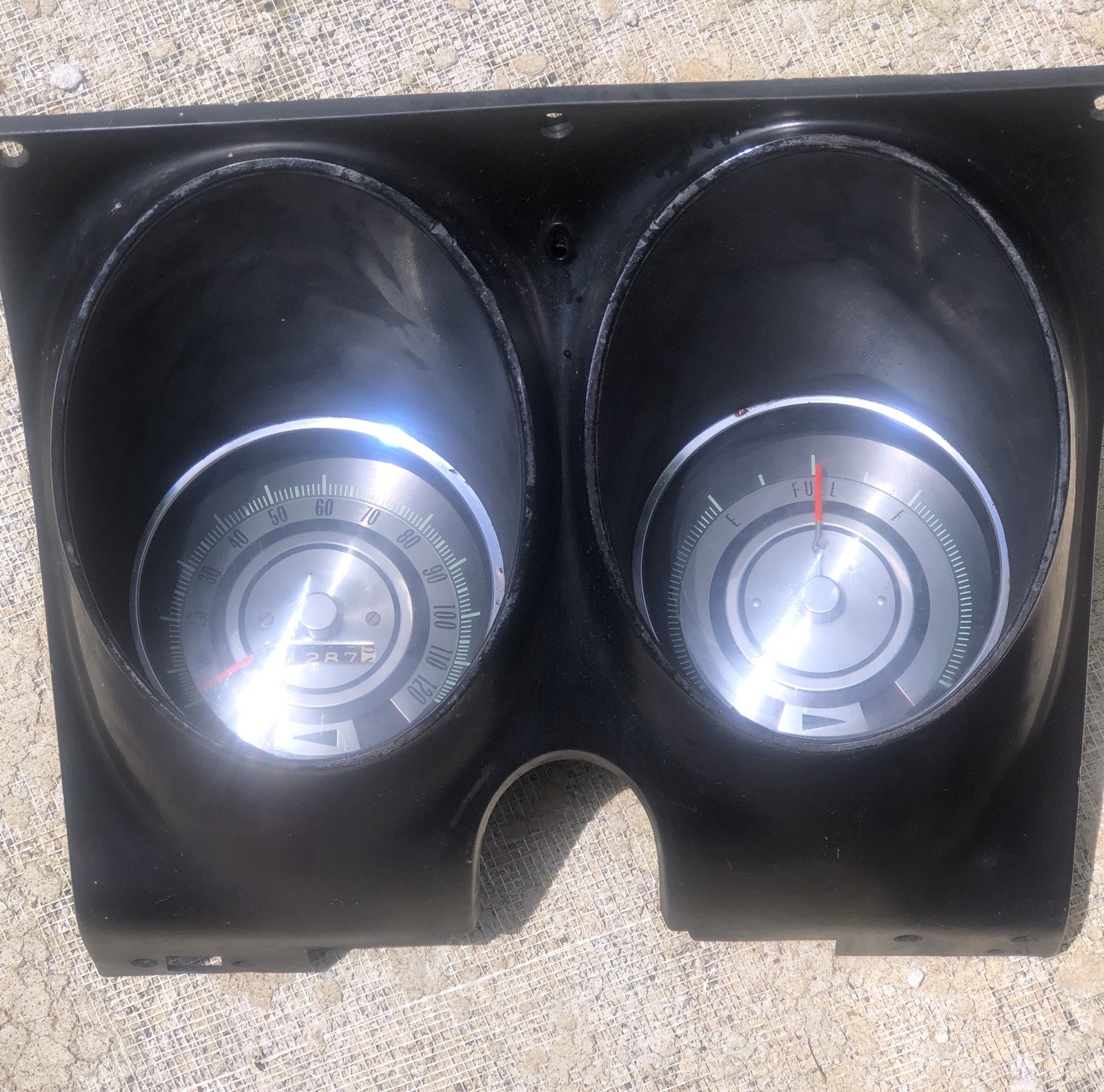 1967 1968 Camaro Dash Cluster Gauges Original Odo 81,287 OEM 1967 1968 Camaro Dash Cluster Gauges Original Odo 81,287 OEM