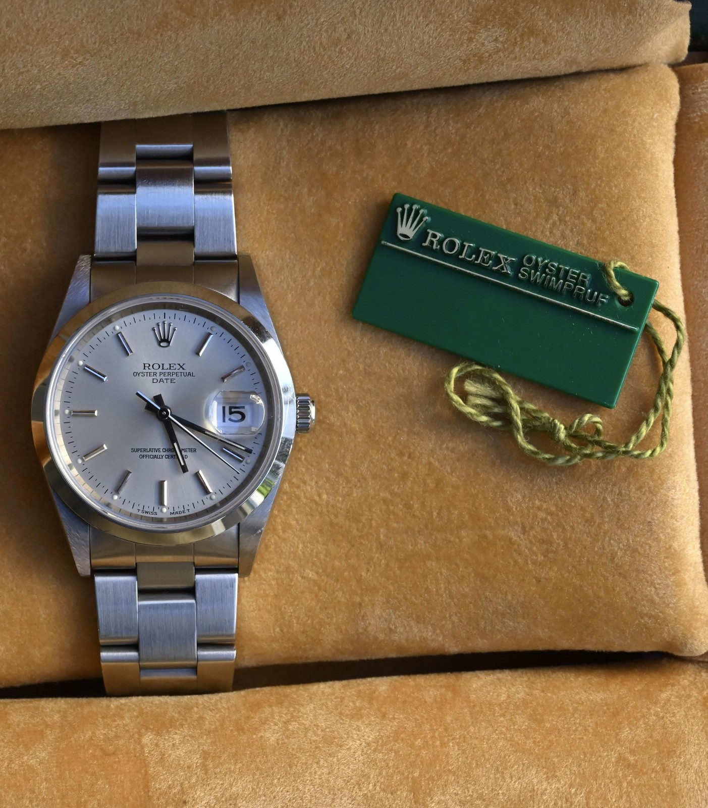 Rolex Oyster Perpetual Date 15200 Silver Dial Stainless Steel - Full Set B+P Rolex Oyster Perpetual Date 15200 Silver Dial Stainless Steel - Full Set B+P