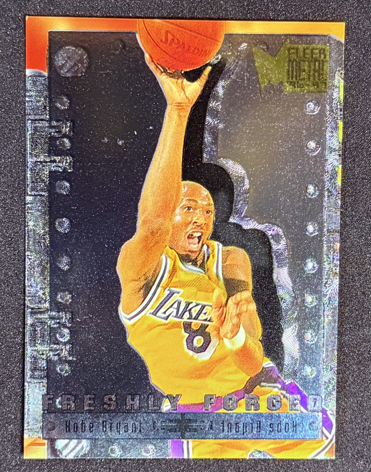 🔥 Fleer Metal 1996-97 Kobe Bryant Lakers Freshly Forged #3 of 15 Rookie 🔥 🔥 Fleer Metal 1996-97 Kobe Bryant Lakers Freshly Forged #3 of 15 Rookie 🔥