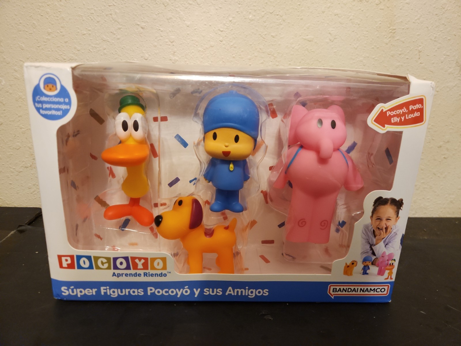 Bandai Pocoyo Super Figuras Figures Set Of 4 Pato Elly Y Loula Rare Bandai Pocoyo Super Figuras Figures Set Of 4 Pato Elly Y Loula Rare