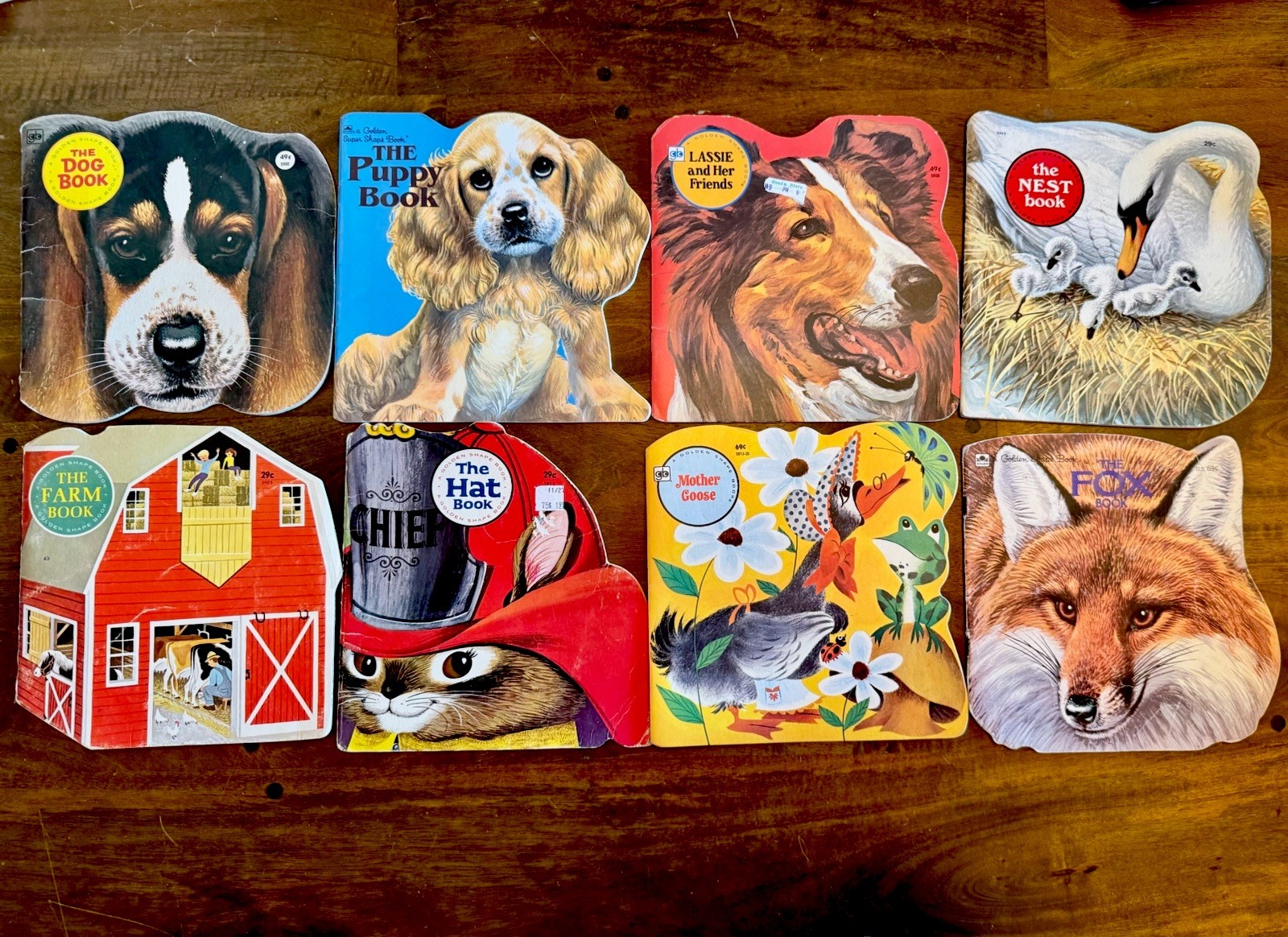 Vintage Golden Shape Books Lot Of 8 Mostly 1960s