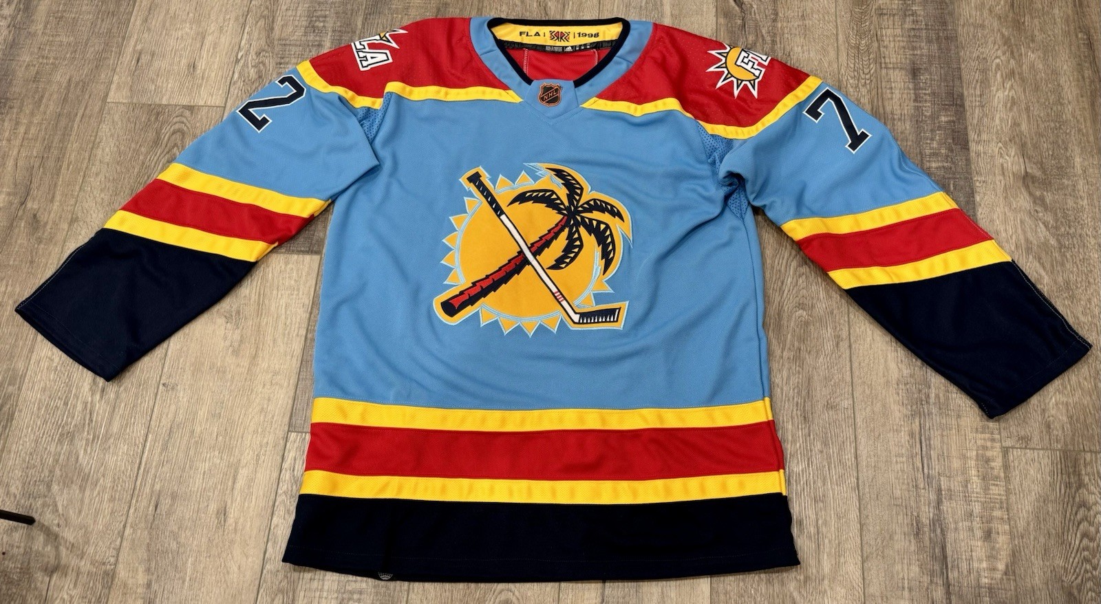 Adidas NHL Florida Panthers Sergei Bobrovsky #72 Reverse Retro Jersey Size 54 Adidas NHL Florida Panthers Sergei Bobrovsky #72 Reverse Retro Jersey Size 54