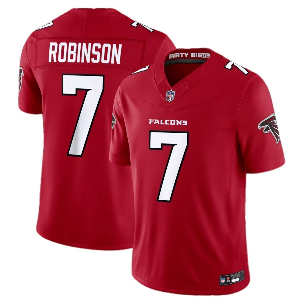 Men's Falcons #7 Bijan Robinson Team Vapor Stitched Limited Jersey