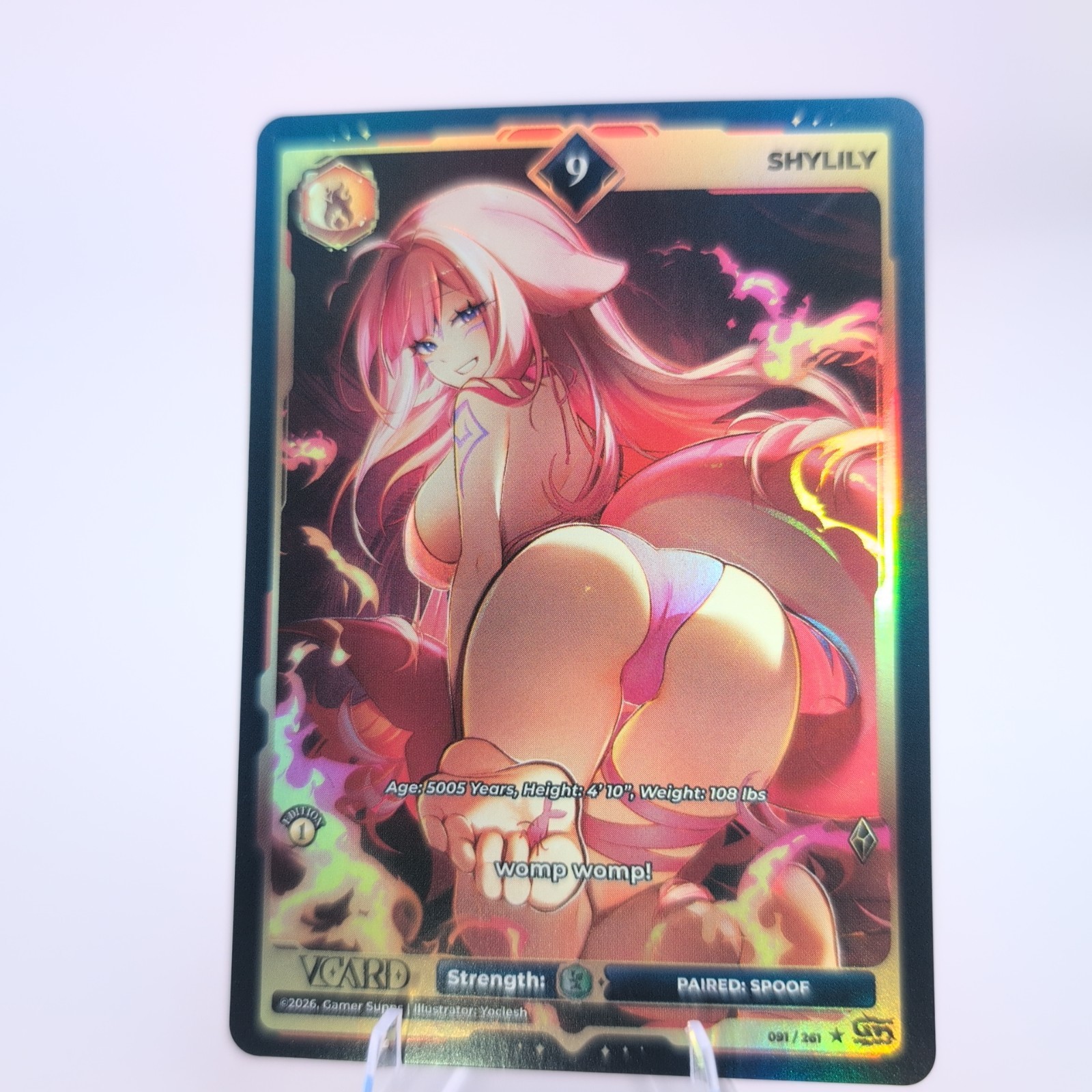 Gamersupps Vcard Fractured Paradox Shylily Holo 9 1st Edition 091 Gamersupps Vcard Fractured Paradox Shylily Holo 9 1st Edition 091