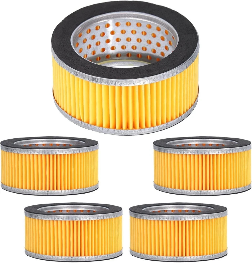 5PCS Air Compressor Filter Cartridge, 4.2x3.3x2in Piston Air Compressor Repla...