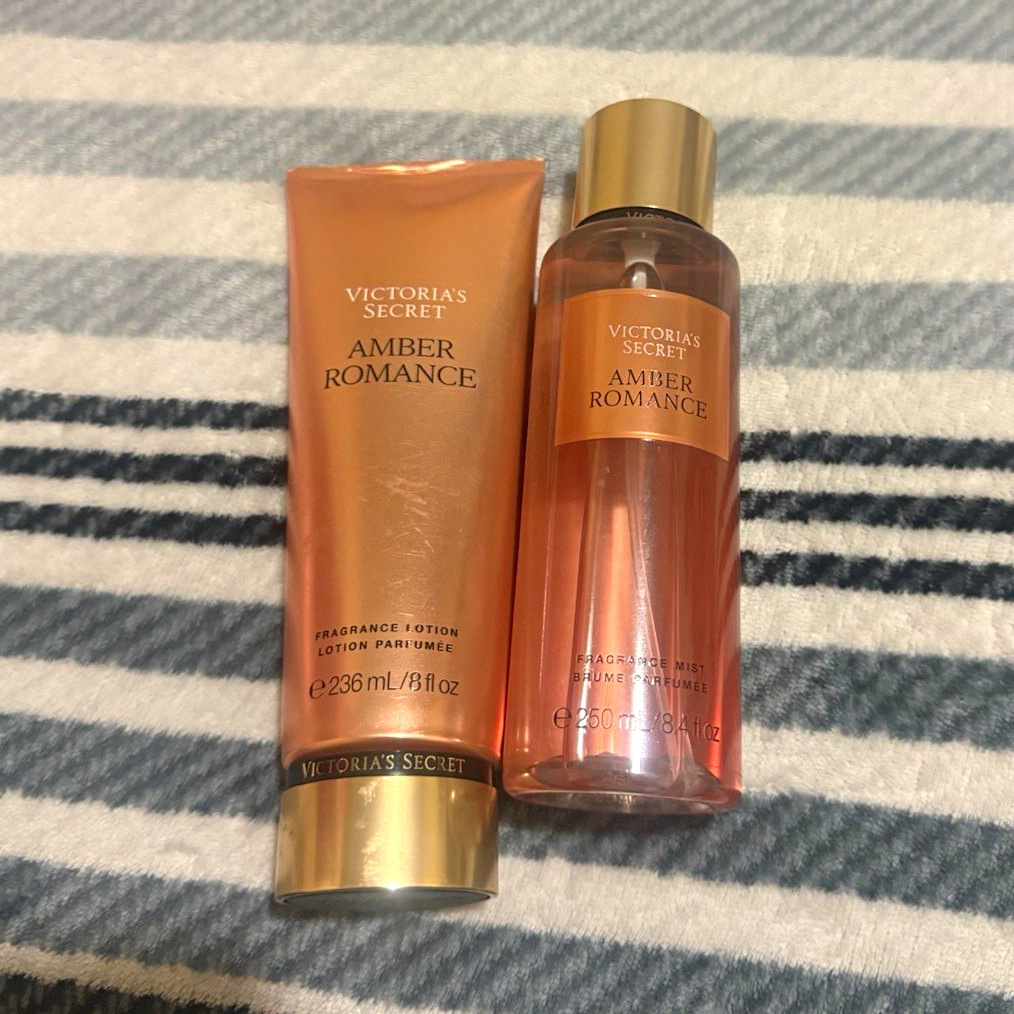 Victoria\'s Secret Amber Romance Body Mist for Women, 8.4 fl oz Regular Size Victoria\'s Secret Amber Romance Body Mist for Women, 8.4 fl oz Regular Size