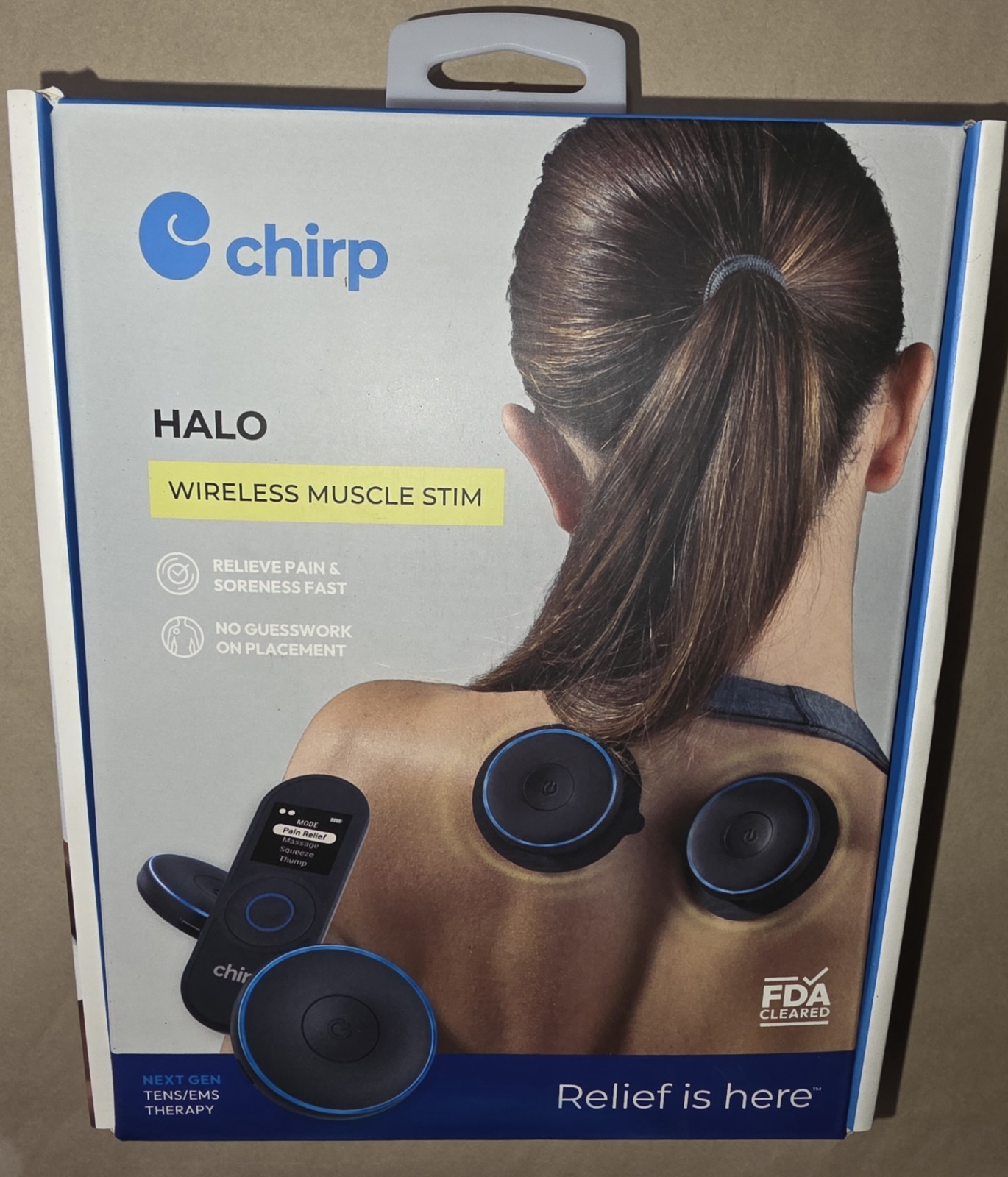 Chirp - Halo Wireless Muscle Stimulator (Double) - Slate - NEW IN BOX ( 2026 ) Chirp - Halo Wireless Muscle Stimulator (Double) - Slate - NEW IN BOX ( 2026 )