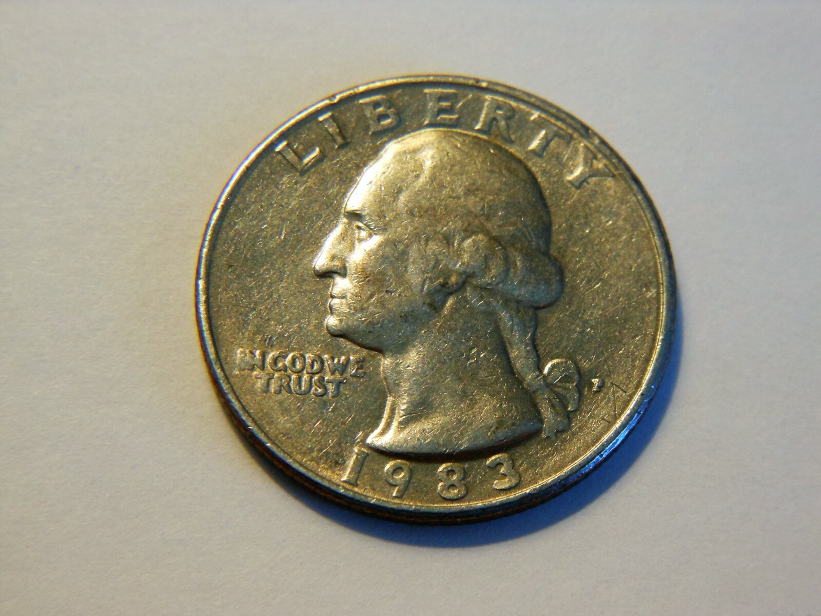 1983-P VF/F Washington Quarter,  Nice *Scarce Date* Lower Priced Coin to collect
