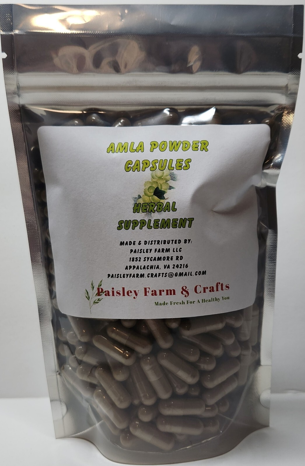 Amla Capsules - 300 Pack - Made Fresh On Demand