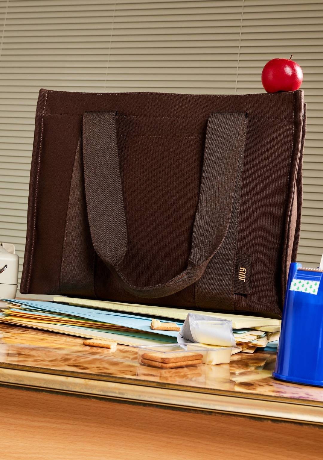 July Everyday Tote Small - Dark Brown 