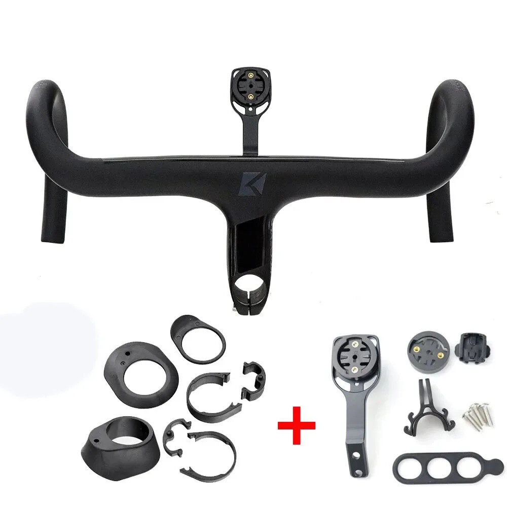 36/380/400/420/440mm All Carbon Fiber Integrated Road Bike Handlebars Drop Bar 36/380/400/420/440mm All Carbon Fiber Integrated Road Bike Handlebars Drop Bar