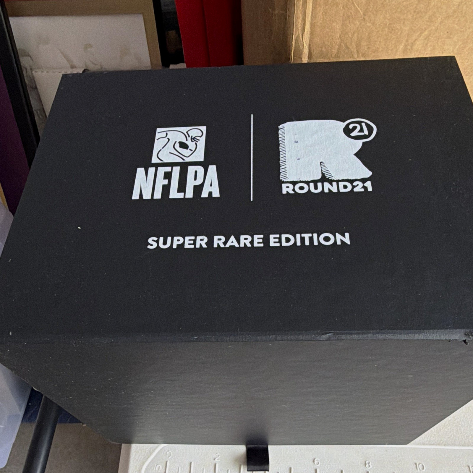 Round21 NFLPA Super Rare Edition Multicolor Football Jordan Spector Autographed Round21 NFLPA Super Rare Edition Multicolor Football Jordan Spector Autographed