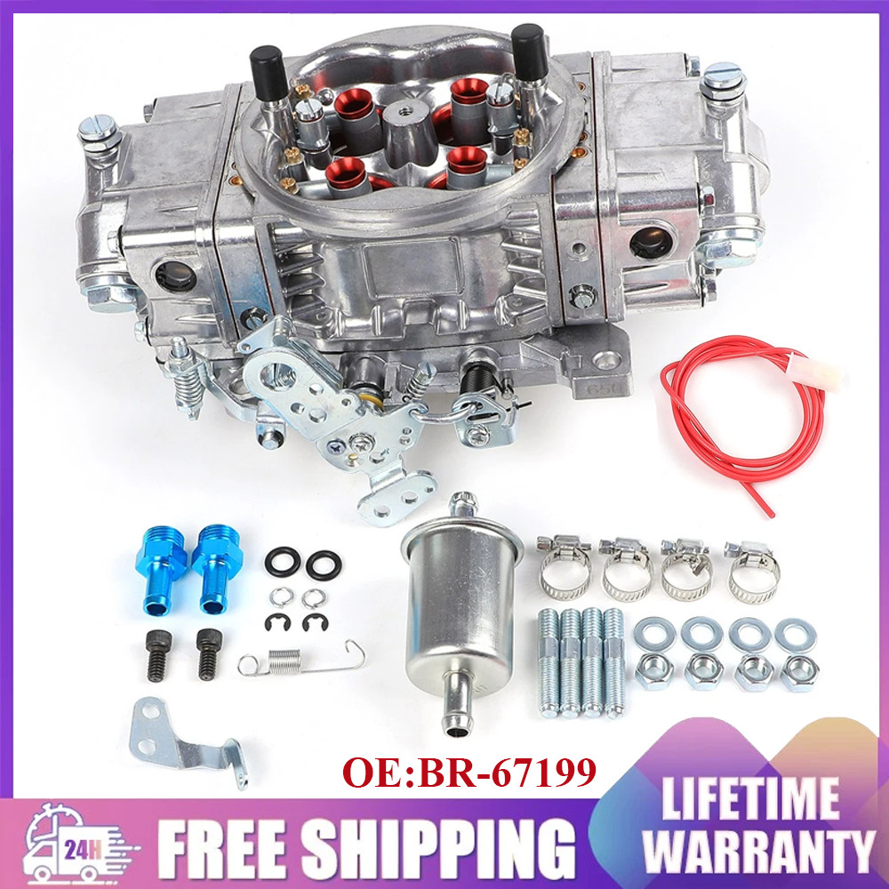 For Holley Quick Fuel BR-67199 650 CFM Performance Carburetor Race Double Pumper