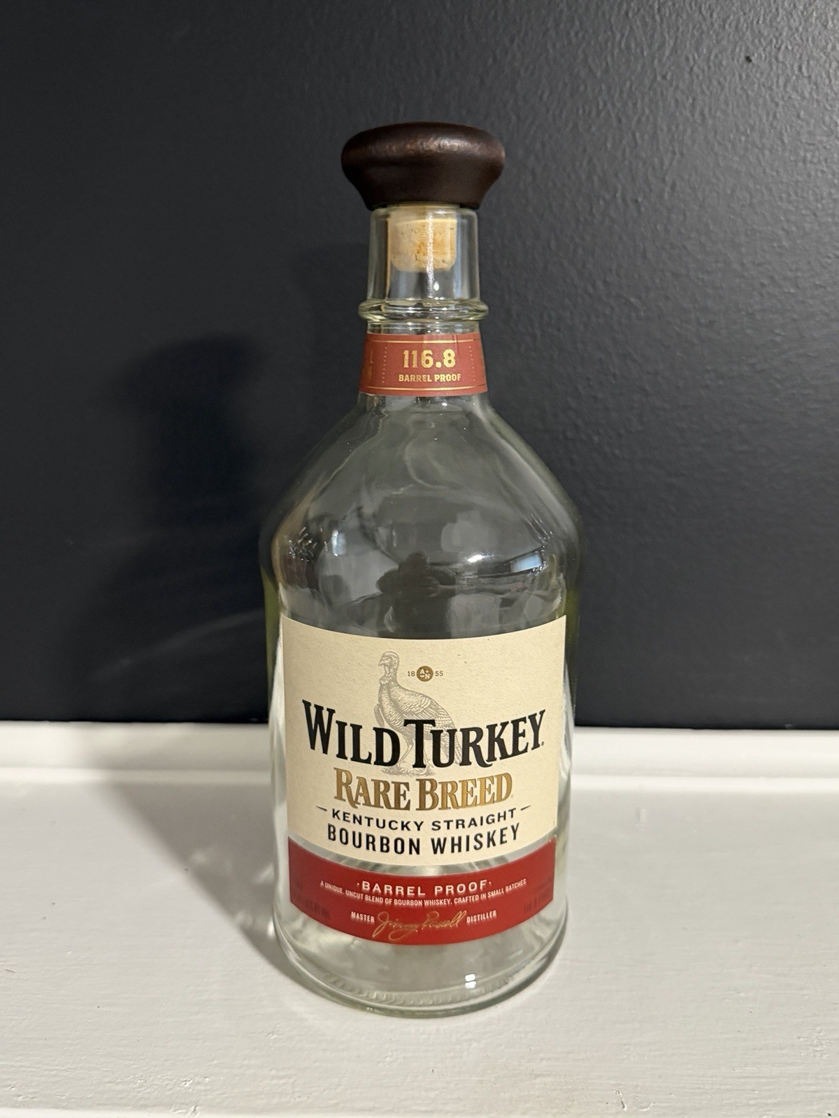 Wild Turkey Rare Breed Empty Bottle Wild Turkey Rare Breed Empty Bottle