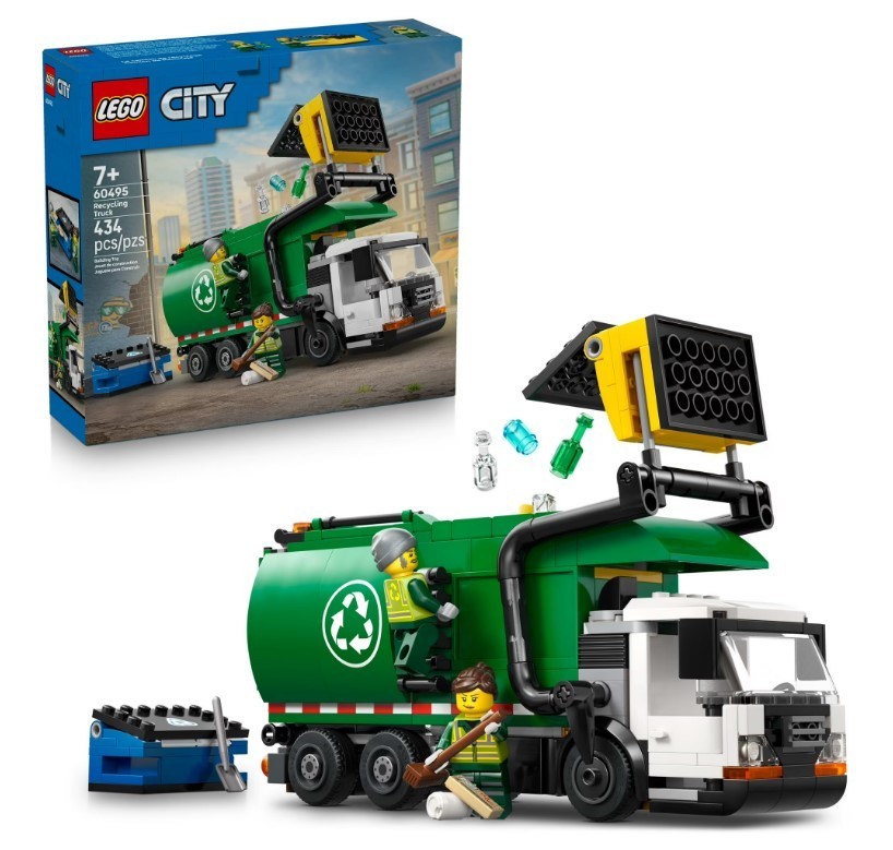 [BIG SALE] LEGO City Recycling Truck 60495, 434 Pieces, Ages 7+