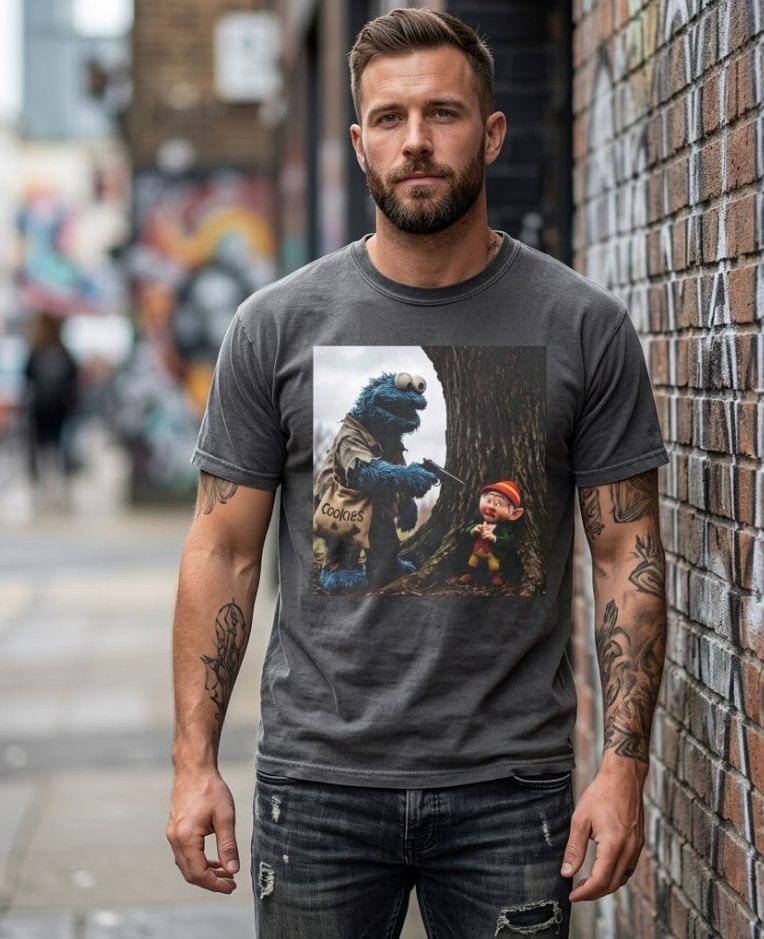 Cookie Monster Keebler Elf Gun Vintage Shirt Funny Meme T Shirt Cookie Monster Keebler Elf Gun Vintage Shirt Funny Meme T Shirt