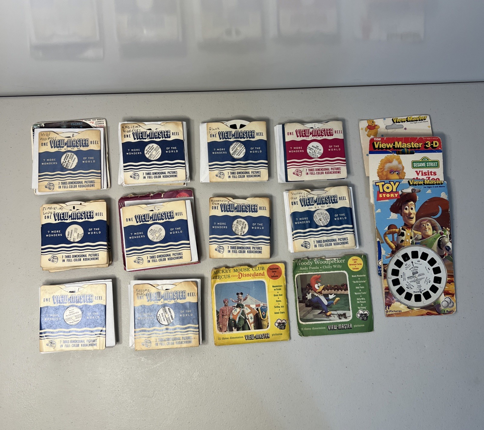 208 Vintage View-Master Reels Lot Disney Cartoons Travel Religious ~ TITLE LIST