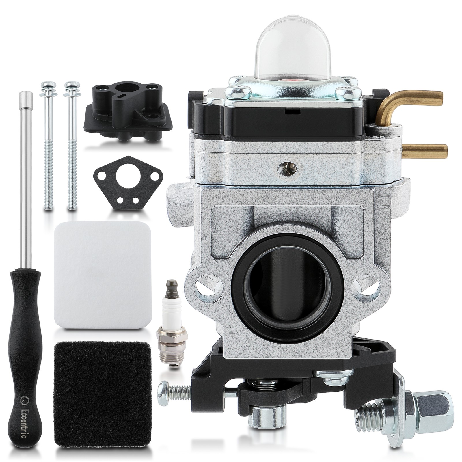 Carburetor & Carb Tune up Kit for Craftsman Troy-Bilt TB51BP BP510 MTD 751-20089
