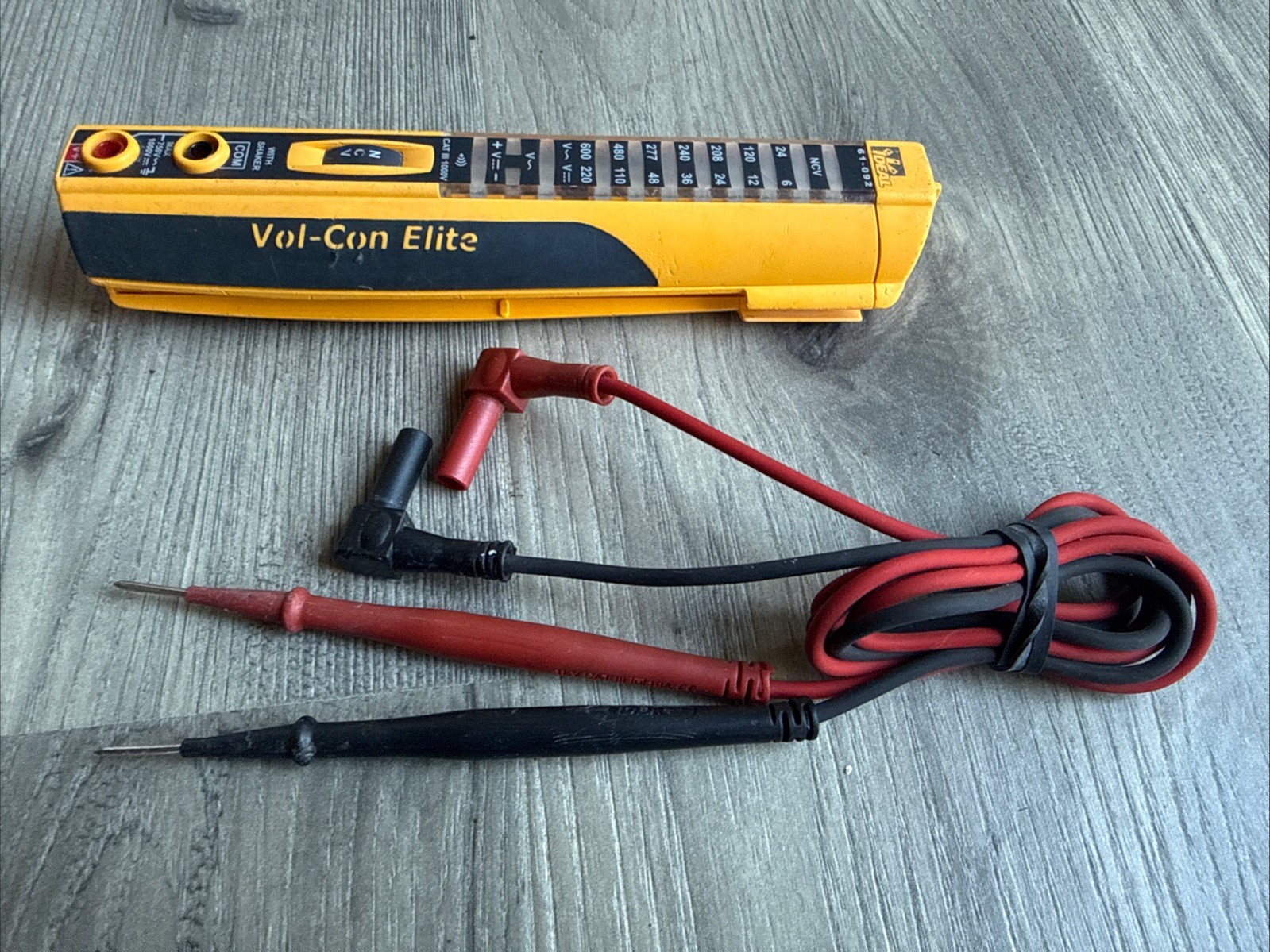 Ideal 61-092 Vol-Con Elite Digital Voltage Tester 1000V 750V with Shaker Leads