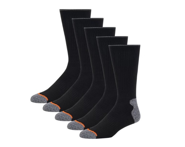 Weatherproof Vintage Men's Outdoor Crew Sock 5 Pair Wool Blend 6-12 Wicking Weatherproof Vintage Men's Outdoor Crew Sock 5 Pair Wool Blend 6-12 Wicking