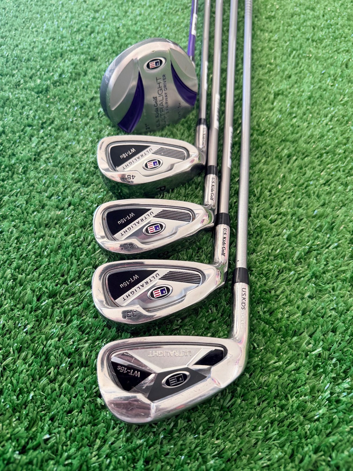 U.S. Kids Golf Ultralight UL54 Iron Set Junior U.S. Kids Ultralight 54 LH Mint