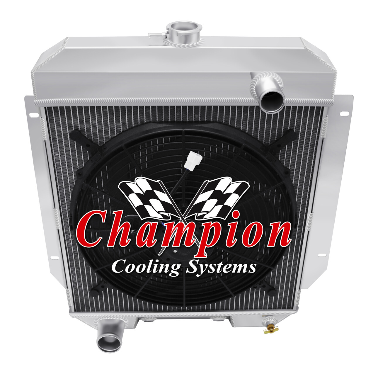 KR Champion 3 Row Radiator W/ 16\