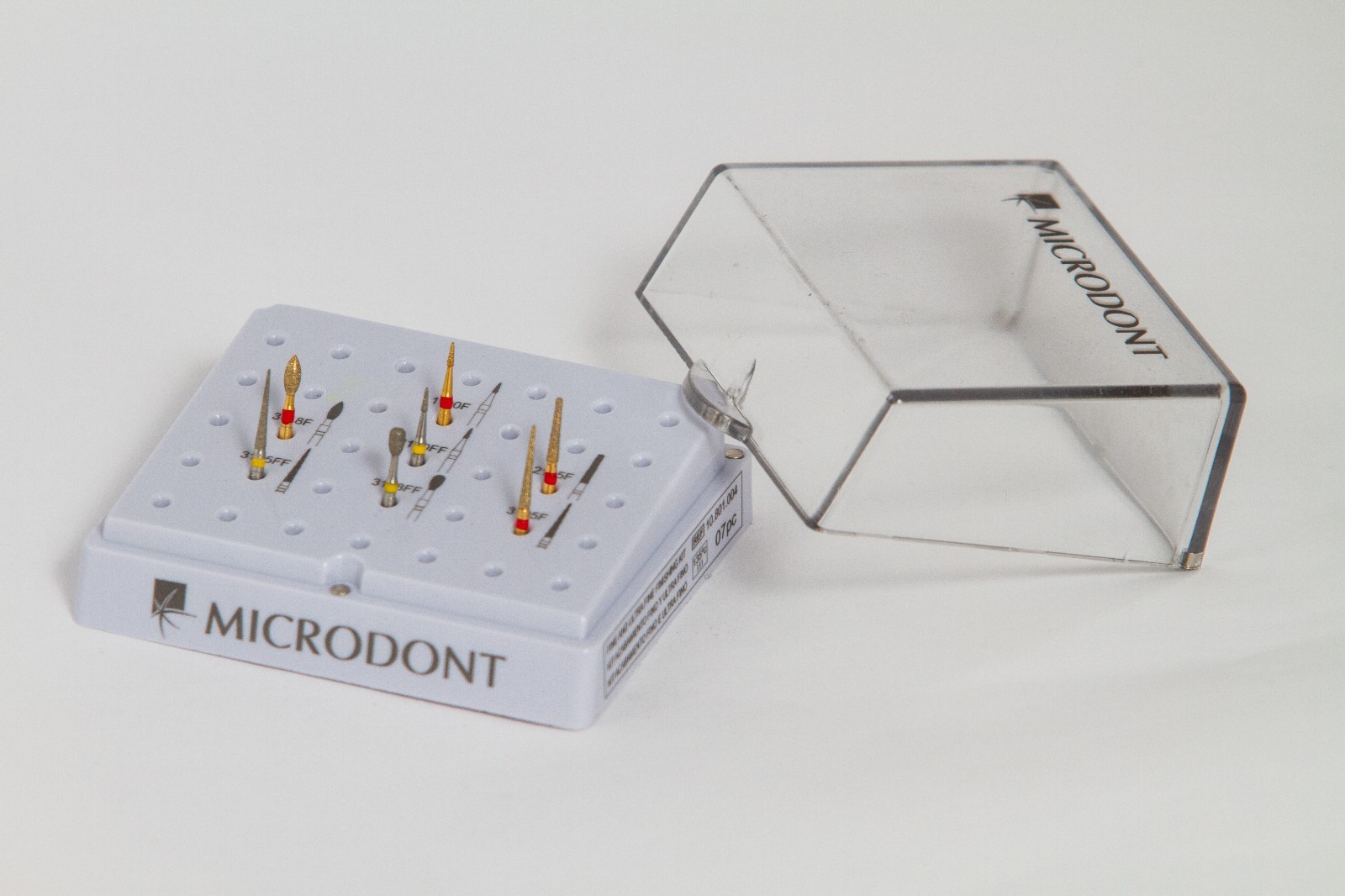 Microdont USA Fine and Ultra Fine Finishing Multi use Diamond Burs 7\\Kit 