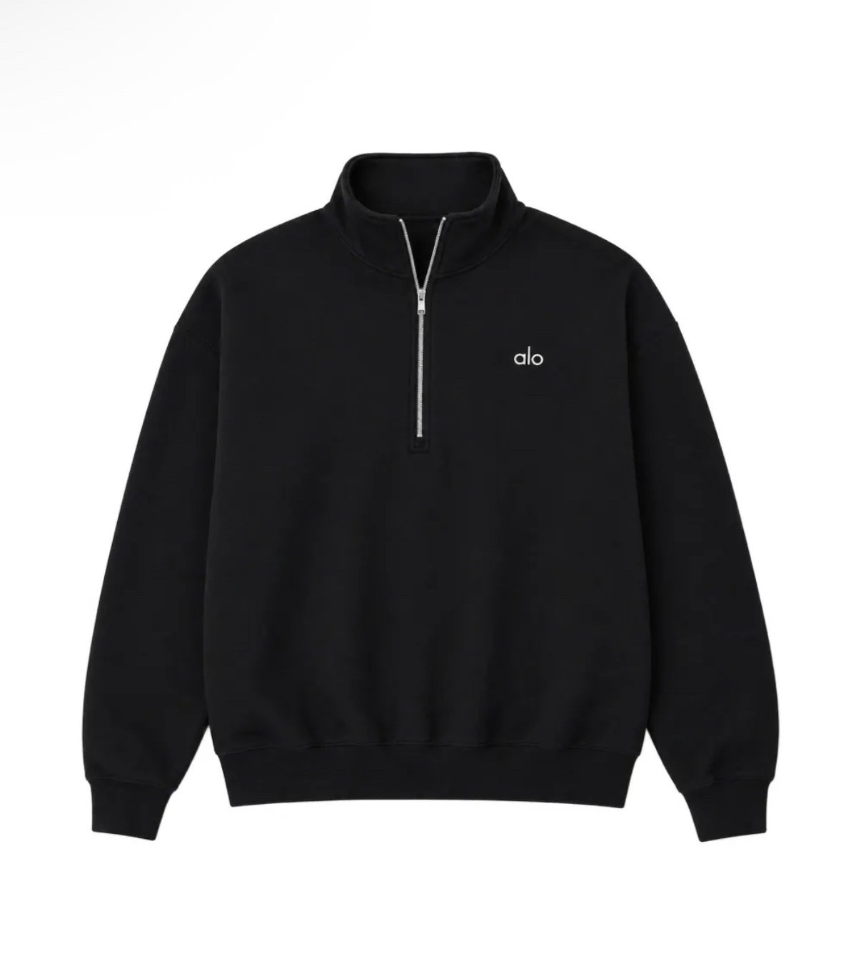 Alo Yoga Black Accolade Quarter Zip Pullover XS-XXL, New, 