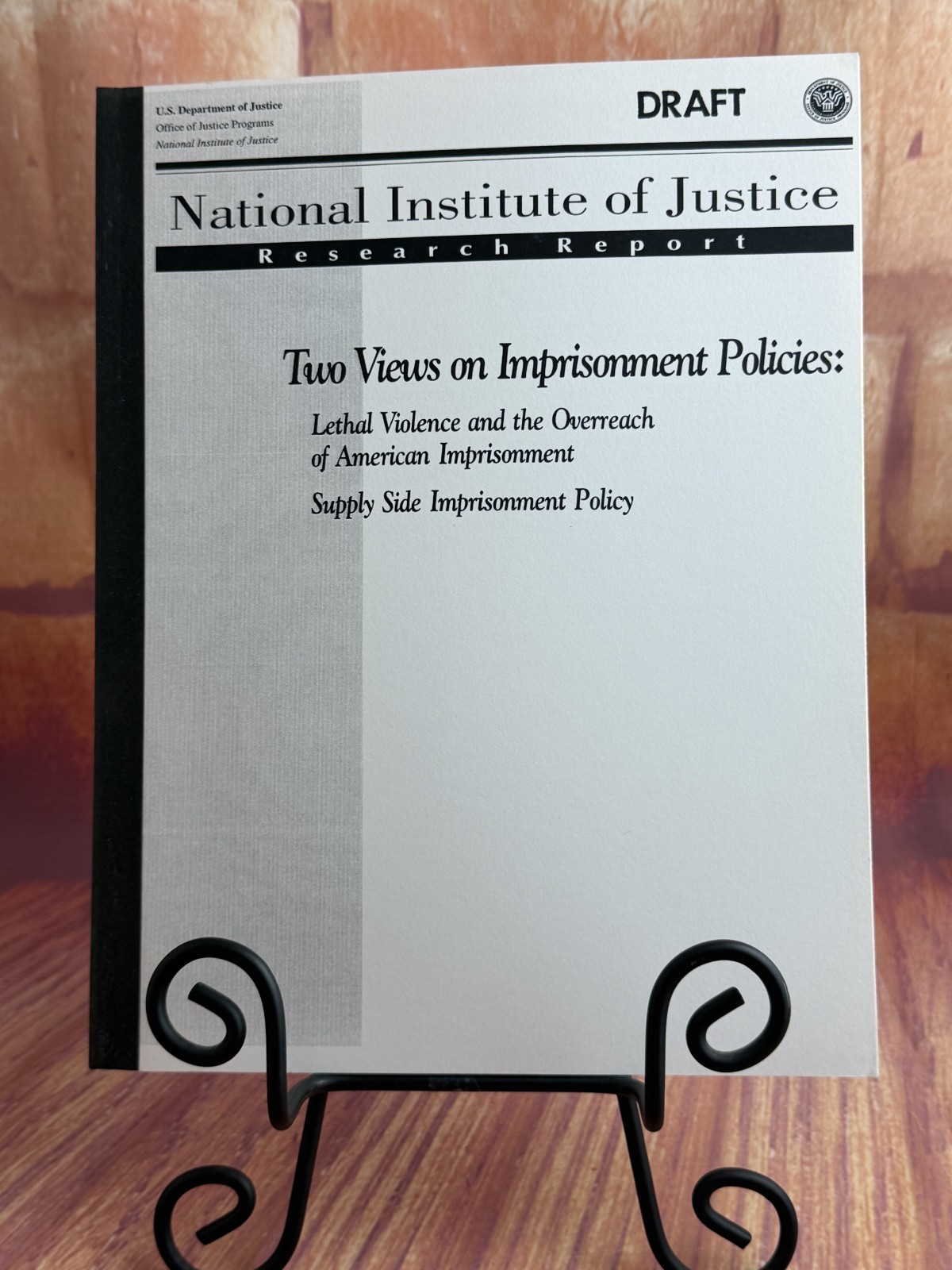 Two Views on Imprisonment Policies - 1997