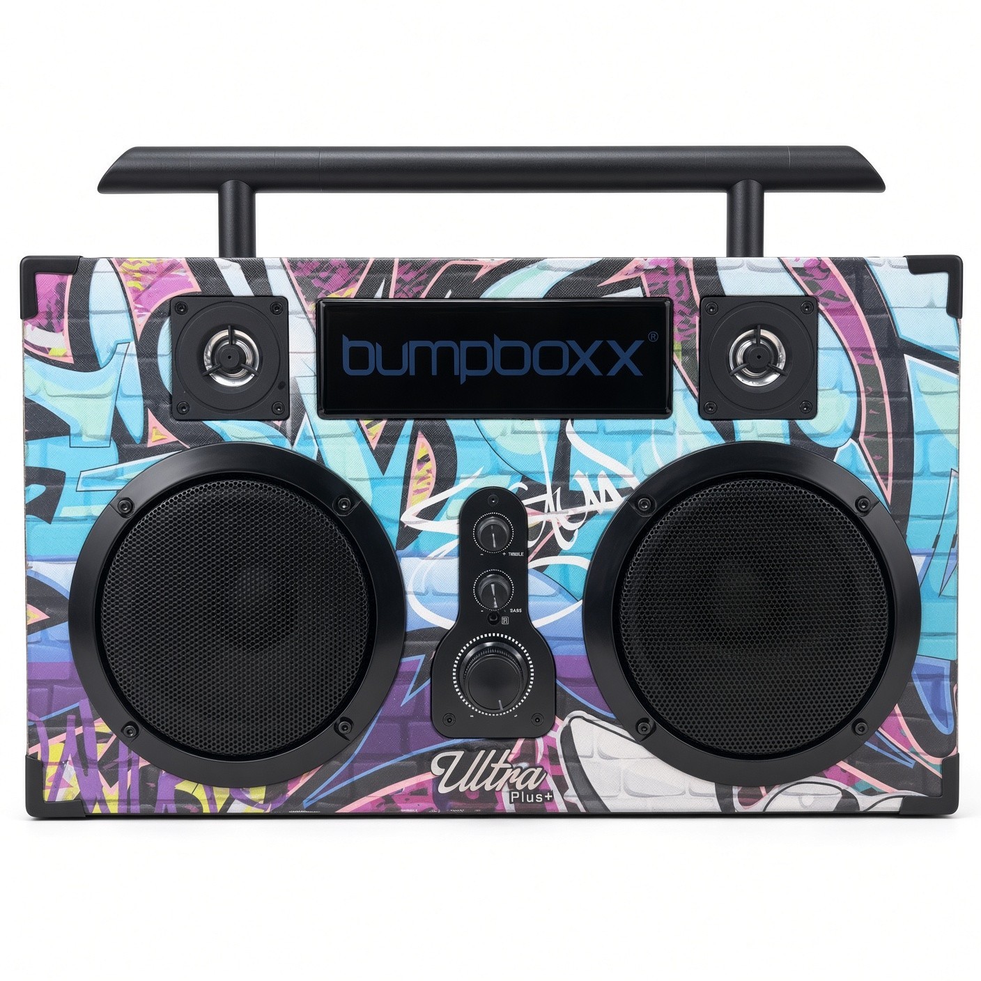 Bumpboxx Ultra Plus+ Portable Bluetooth Boombox Graffiti Wrap Used
