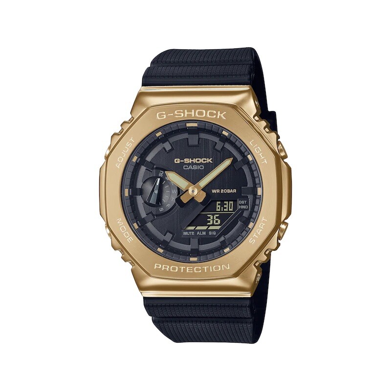New Casio G-SHOCK GM2100G-1a9 Ana-digital Gold /  Black Watch