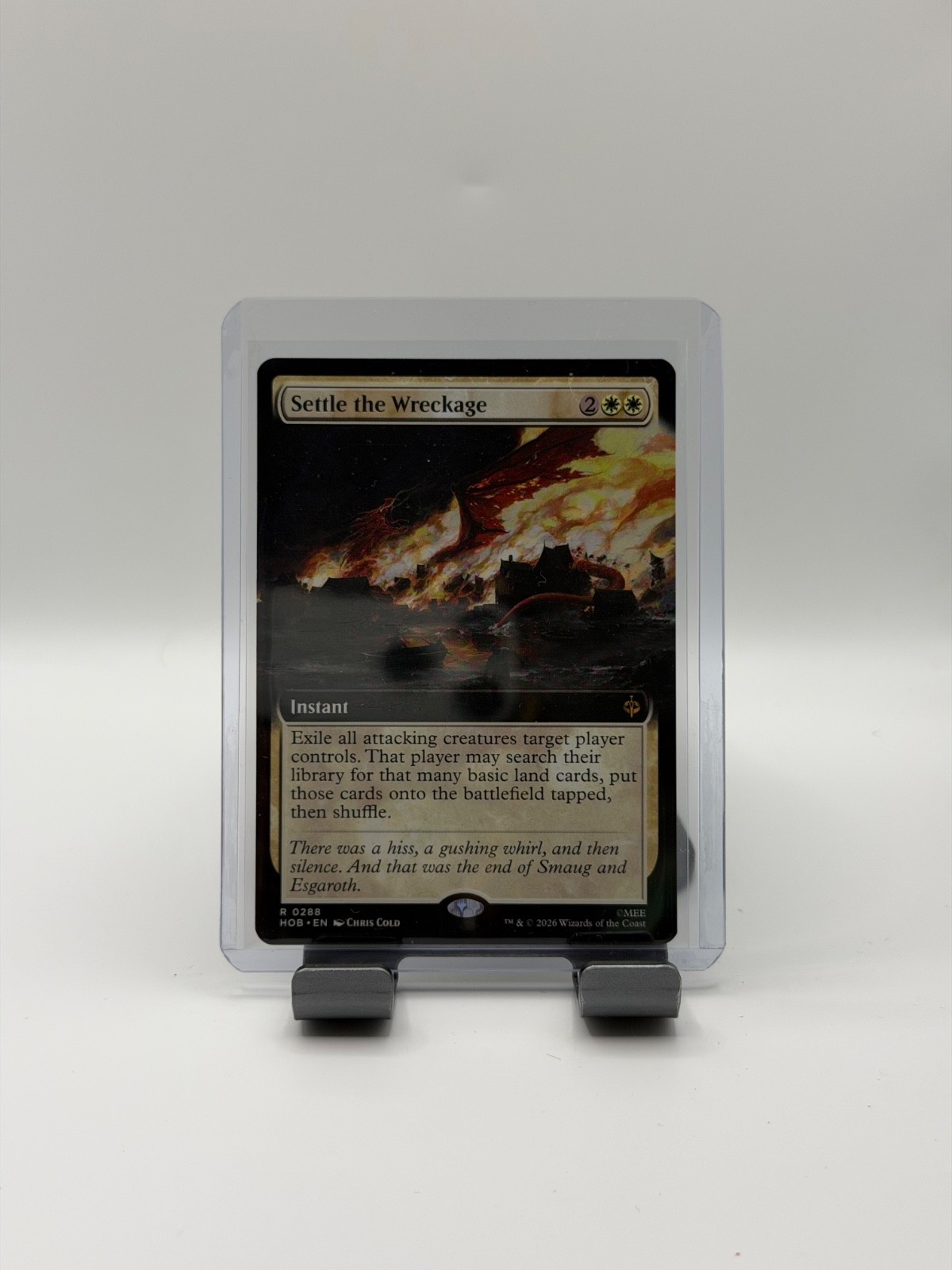 MTG, Settle the Wreckage (Extended Art) 288 The Hobbit Regular 