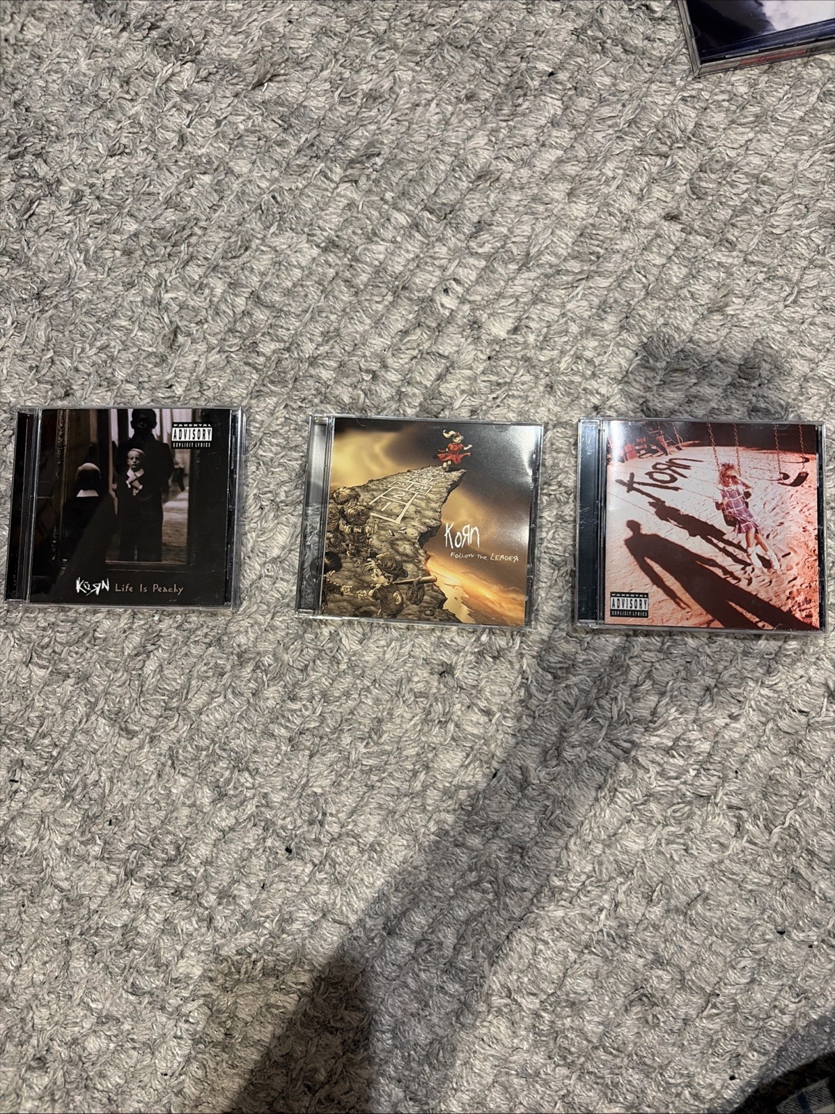 KORN LOT ALL NEW JUST OPENED 3 SET KORN LOT ALL NEW JUST OPENED 3 SET