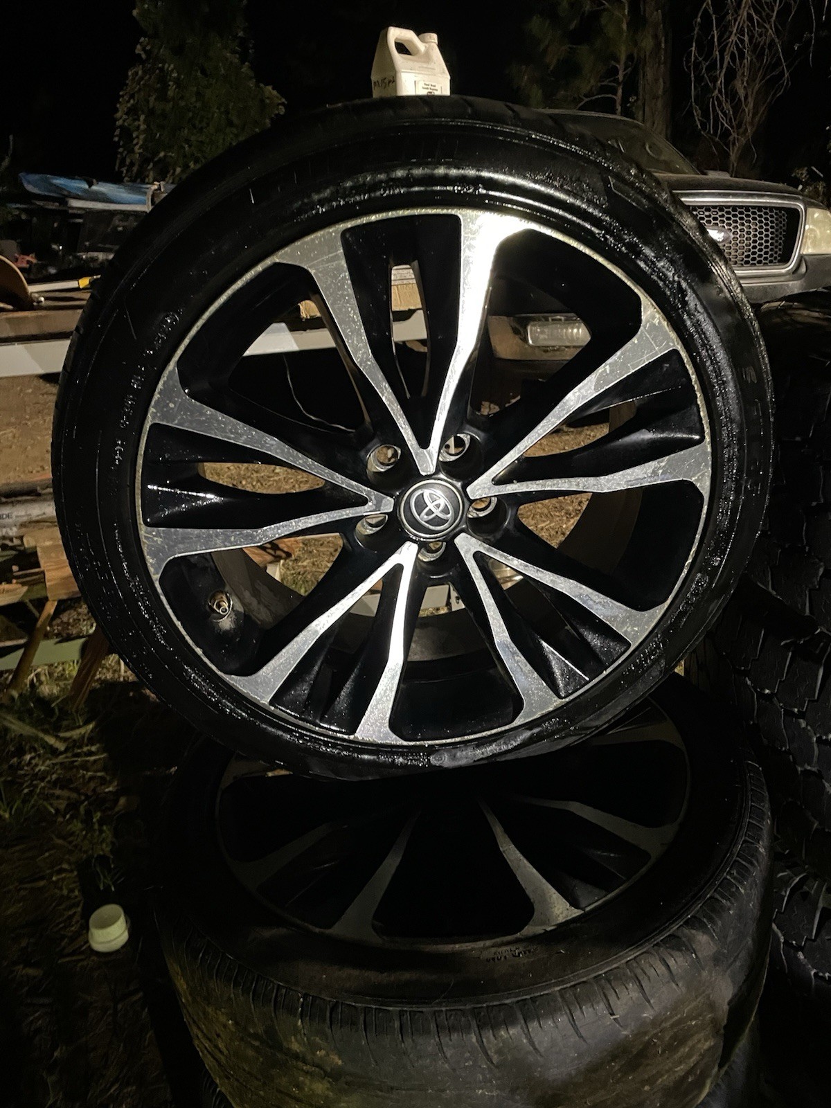 4-Toyota 17 Inch Rim With Tires Size 215/45/ZR 17 Set Of Four 4-Toyota 17 Inch Rim With Tires Size 215/45/ZR 17 Set Of Four