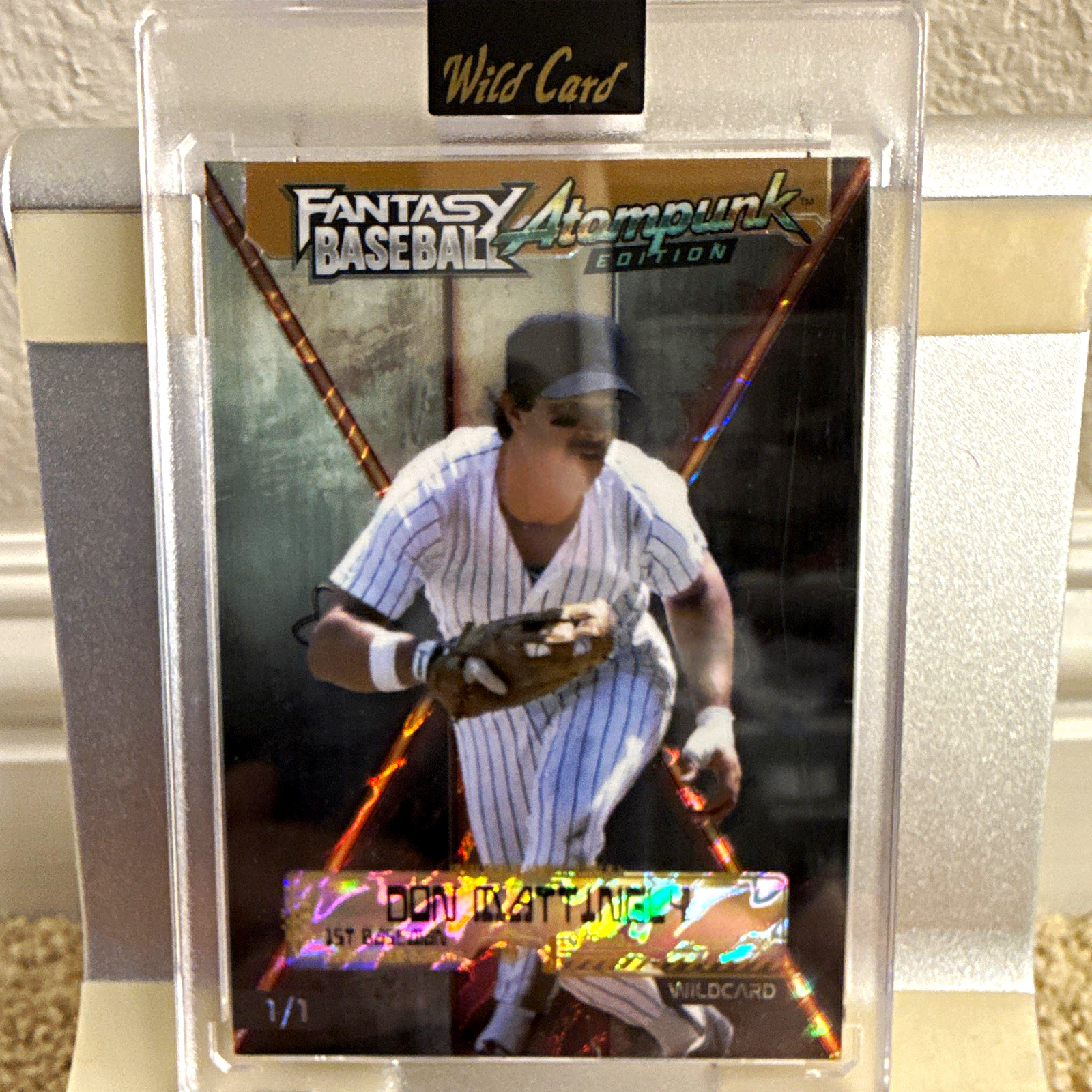 Wild Card Fantasy Baseball Atompunk Don Mattingly FAPGD3-DM 1/1 2026 Wild Card Fantasy Baseball Atompunk Don Mattingly FAPGD3-DM 1/1 2026