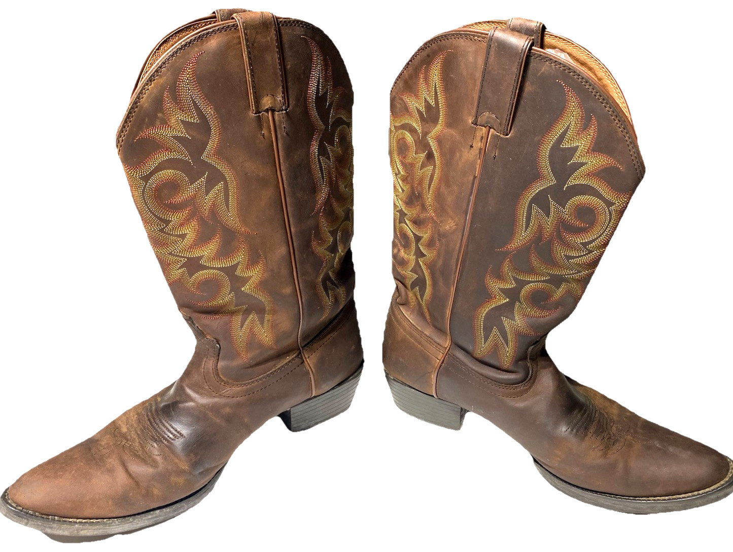 Justin Stampede Western Boot Brown style 2551 cowboy Ranch size 13 D Justin Stampede Western Boot Brown style 2551 cowboy Ranch size 13 D