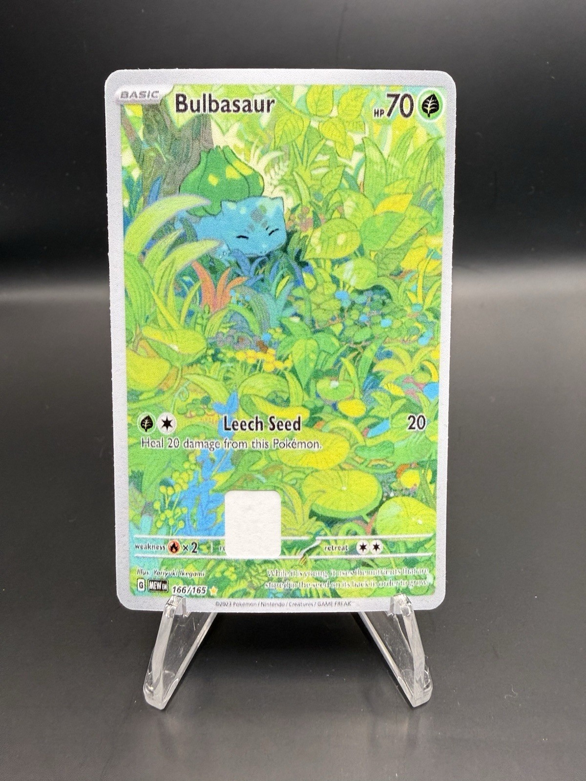 Bulbasaur Illustration Rare Sv: Scarlet & Violet 151 GLOSS DEBIT CARD SKIN