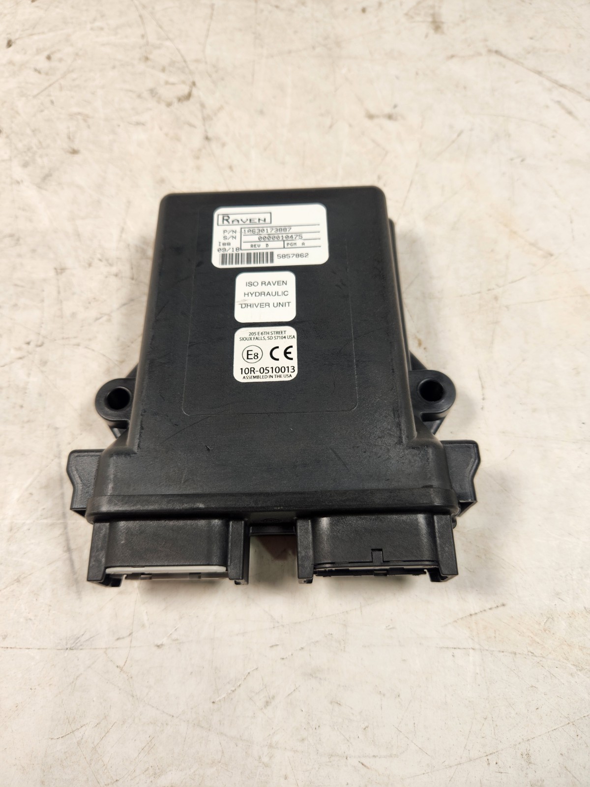 ISO Raven Hydraulic Driver PN: 1-063-0173-887
