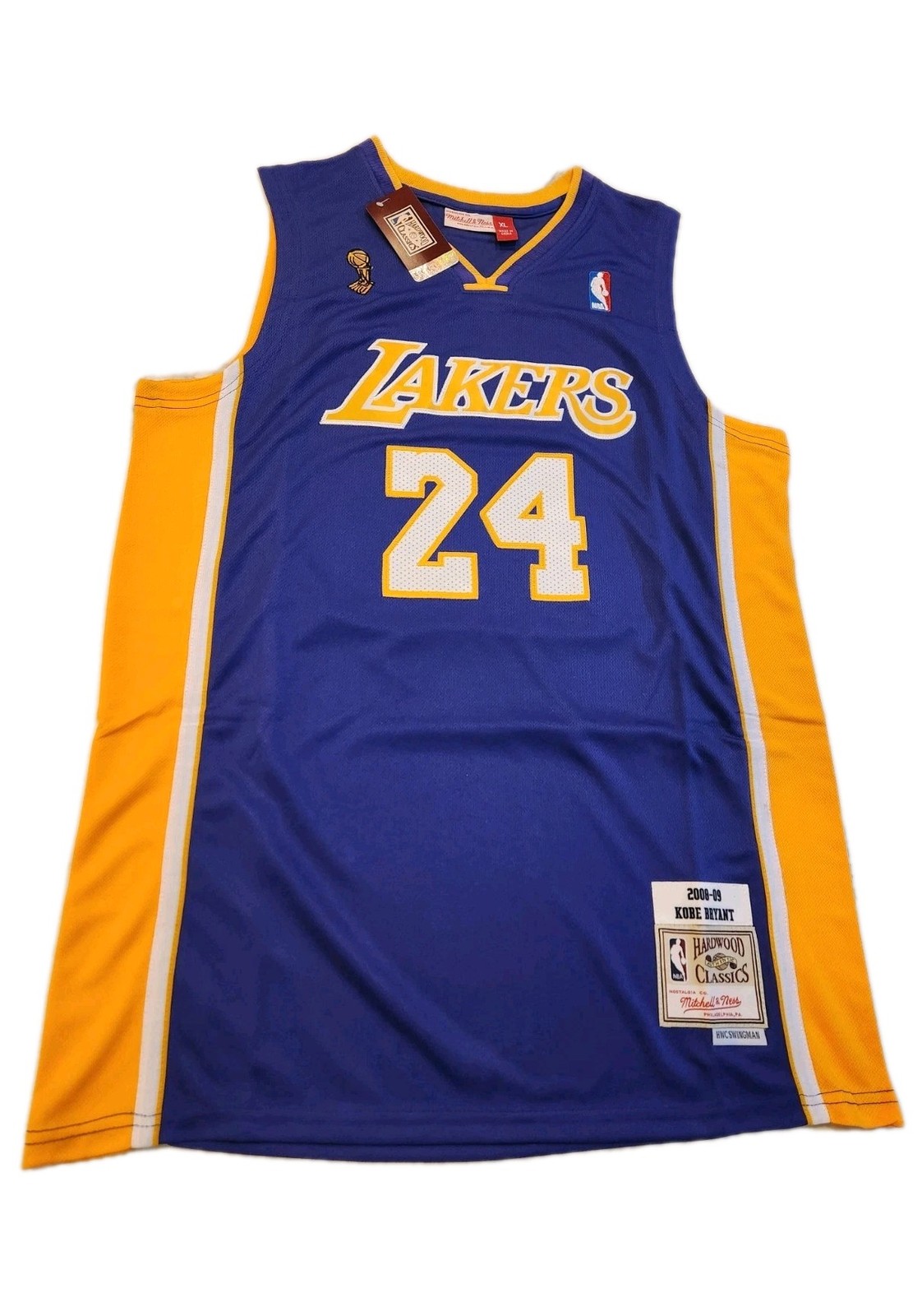 Mitchell & Ness 🔥 Kobe Bryant 🔥 #24 Lakers NBA Finals 2008-09 Jersey Men's XL
