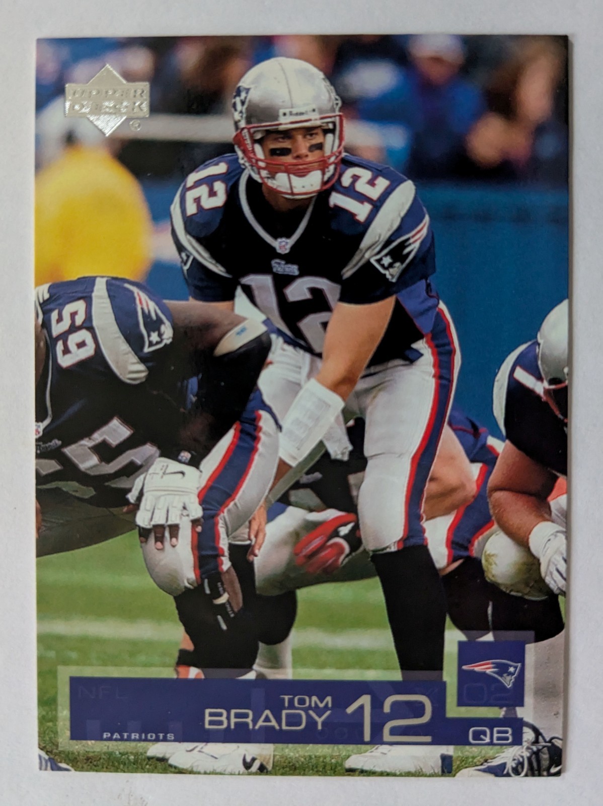 TOM BRADY, 2002 UPPER DECK #98