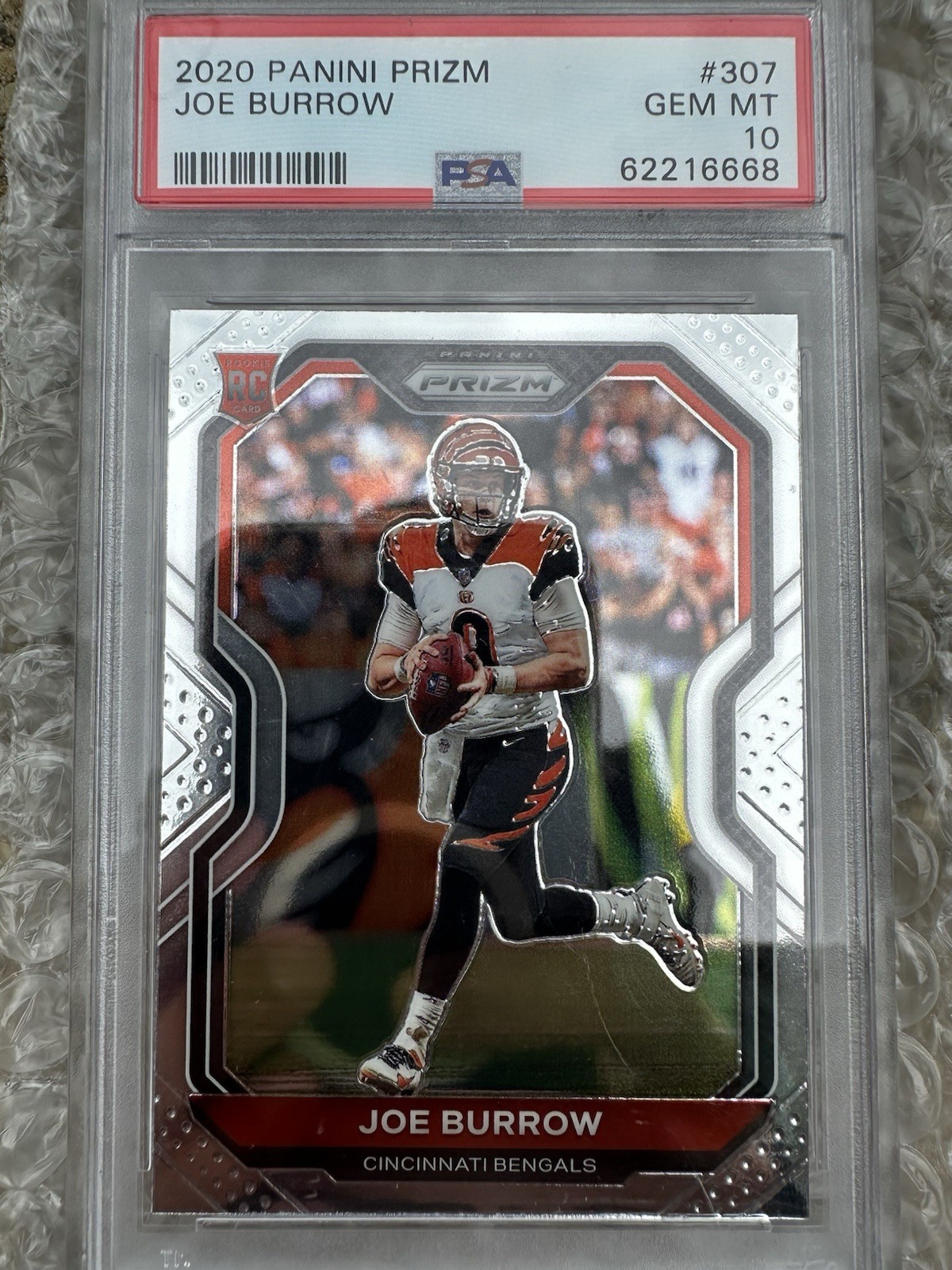 2020 Panini Prizm - Joe Burrow Rookie Card (RC) PSA 10 2020 Panini Prizm - Joe Burrow Rookie Card (RC) PSA 10