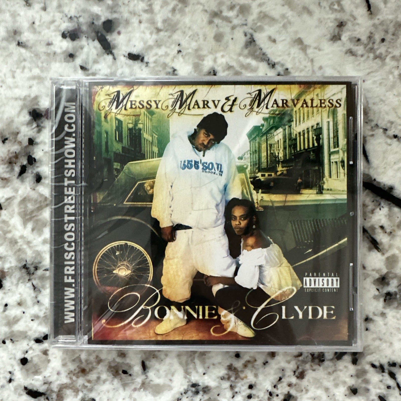 Messy Marv x Marvaless - Bonnie & Clyde CD New OG Cali Bay Rap G-Funk Rare OOP