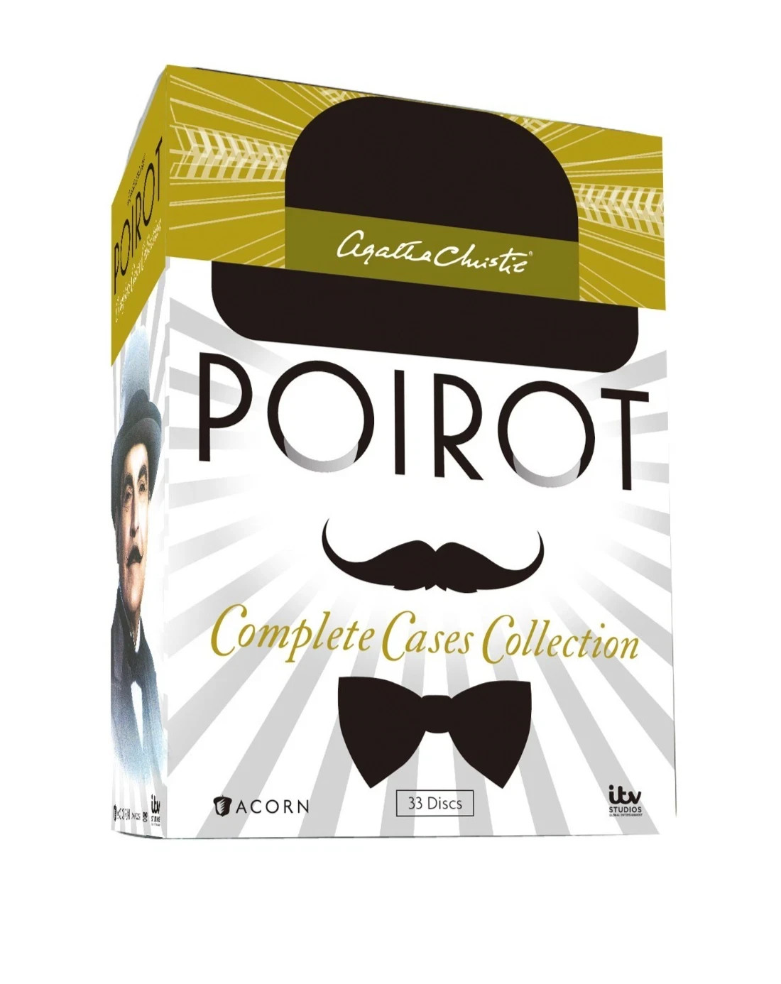 Agatha Christie's Poirot: Complete Cases Collection (33 DVD Box set ) region 1! Agatha Christie's Poirot: Complete Cases Collection (33 DVD Box set ) region 1!