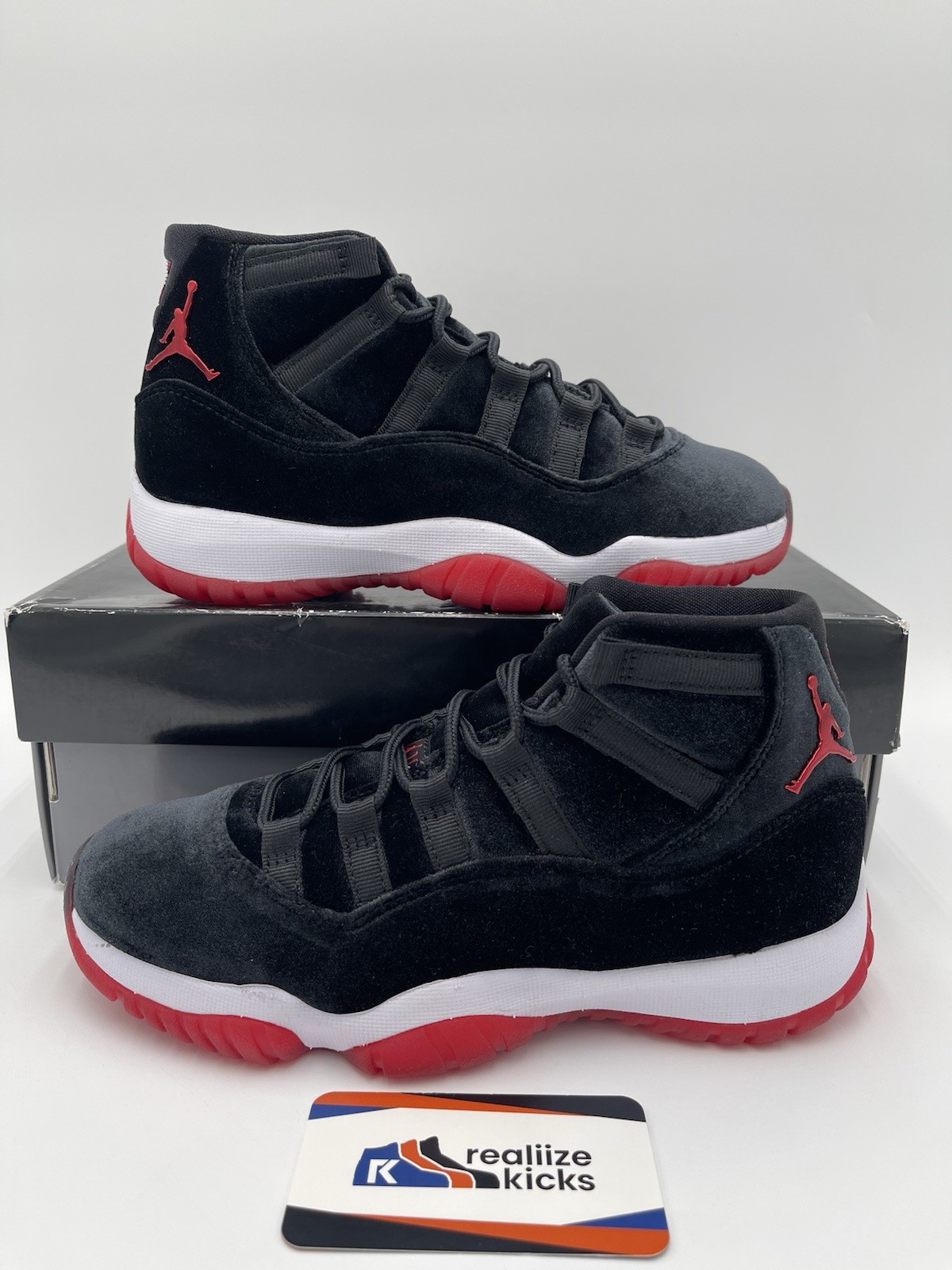 Size 5.5W/ 4Y - WMNS Nike Air Jordan 11 Retro Bred Velvet(DB5457-061) NEW Size 5.5W/ 4Y - WMNS Nike Air Jordan 11 Retro Bred Velvet(DB5457-061) NEW