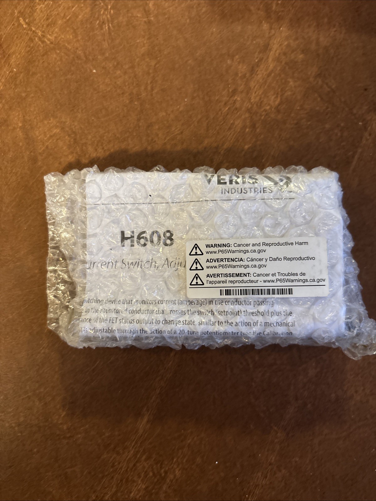 Veris H608 Split Core Adjustable Current Status Sensor Veris H608 Split Core Adjustable Current Status Sensor