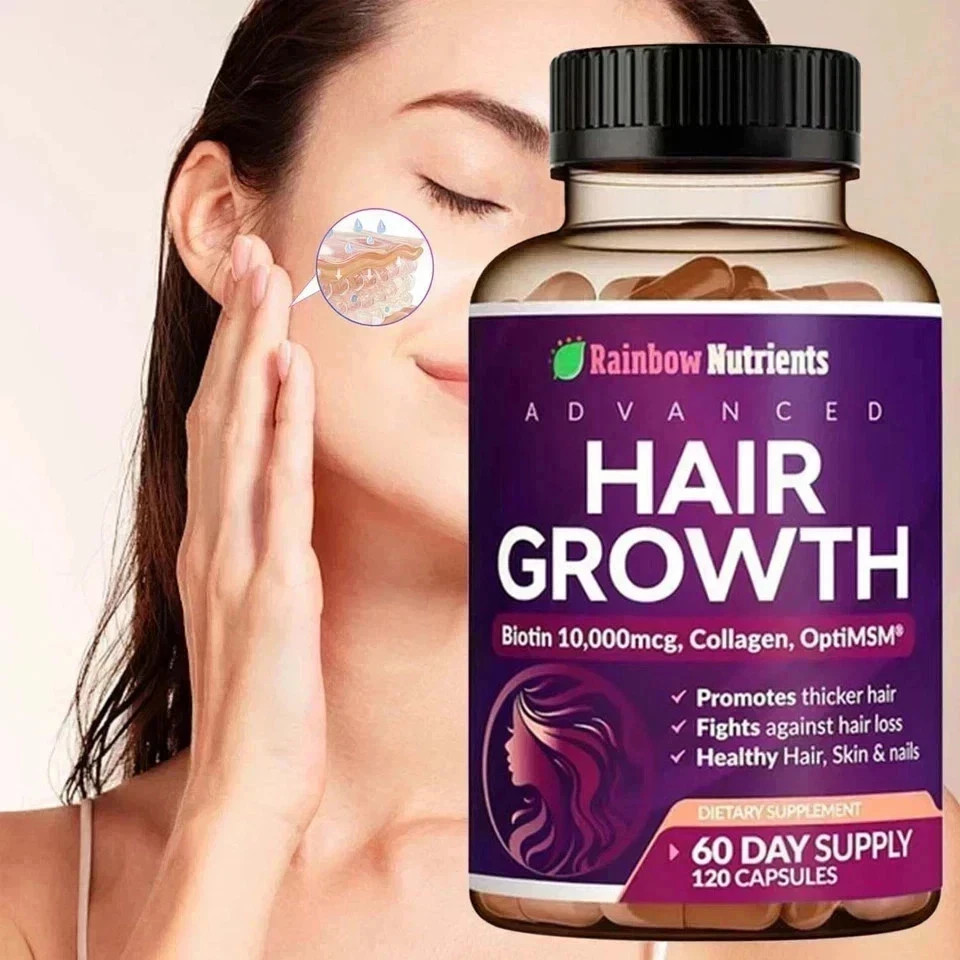 Rainbow Nutrients Advanced Hair Growth- Prevent Hair Loss 