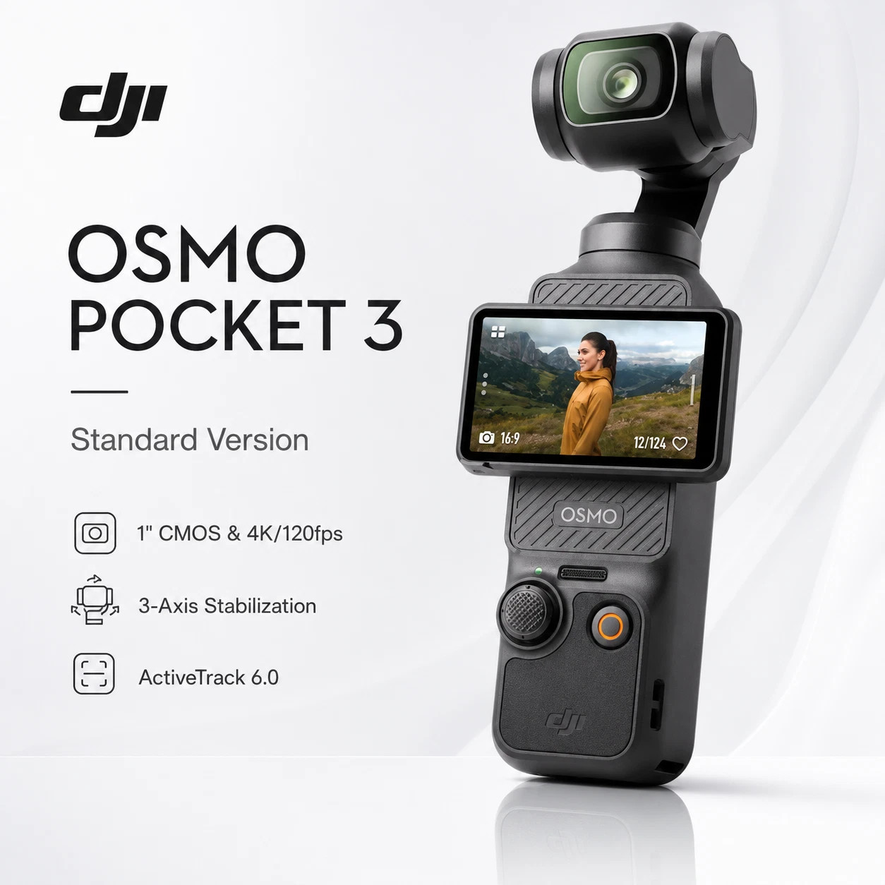 DJI Osmo Pocket 3 4K 120fps 3-Axis Gimbal Camera Handheld Vlog Stabilizer Travel