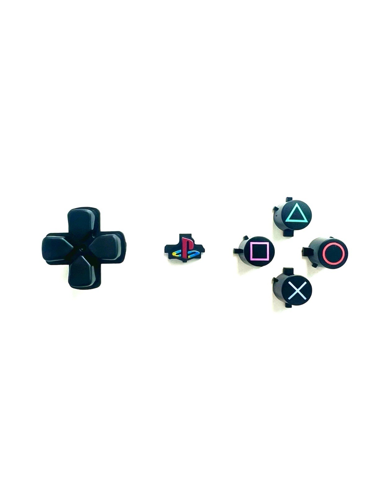 Custom Sony PS5 DualSense Controller Retro Buttons Bundle With D-Pad Custom Sony PS5 DualSense Controller Retro Buttons Bundle With D-Pad