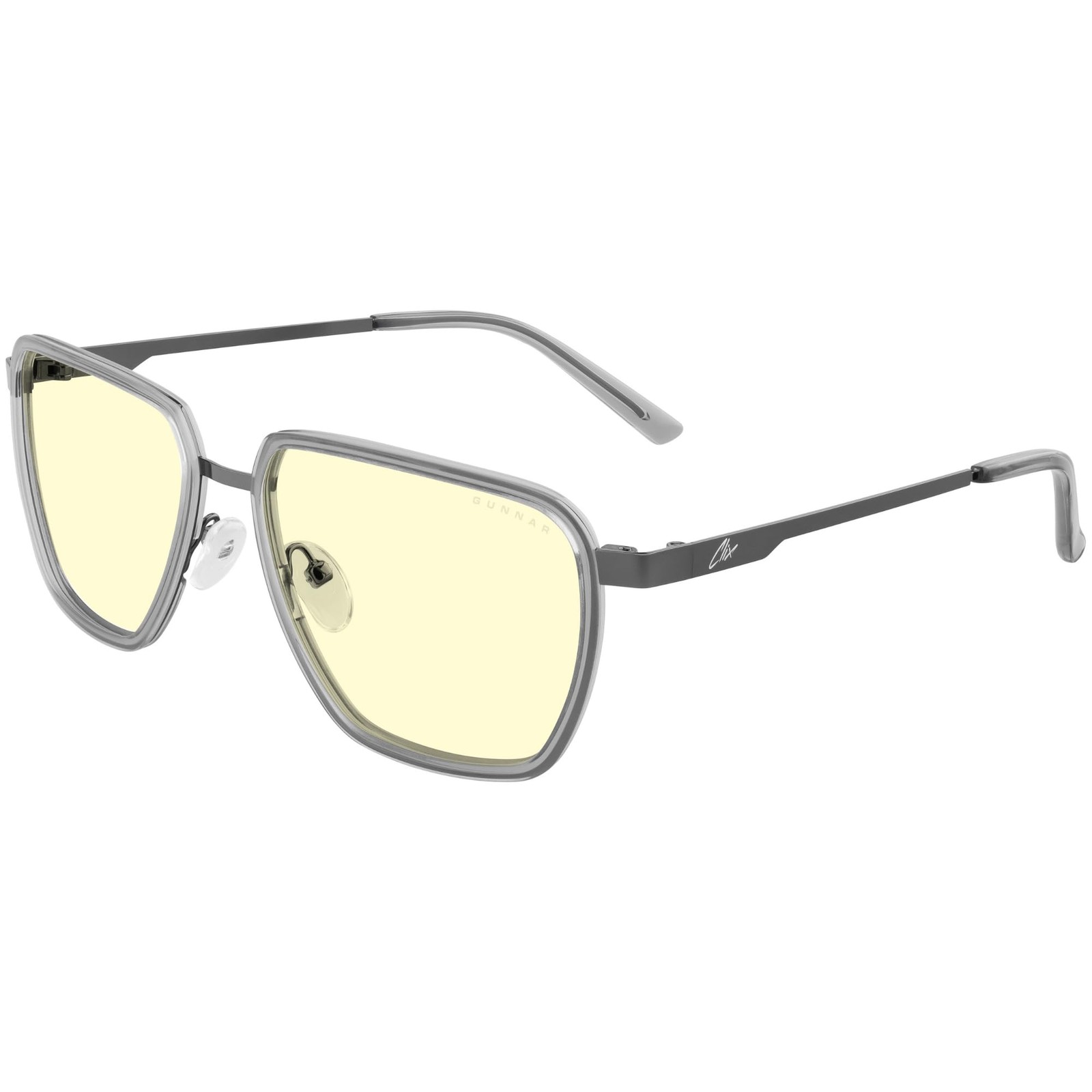 GUNNAR Gaming Glasses - ClixGaming Goggles Amber Lens - Blue Light Blocking Reli GUNNAR Gaming Glasses - ClixGaming Goggles Amber Lens - Blue Light Blocking Reli